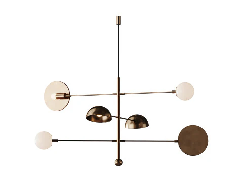 101 Copenhagen Sahn Chandelier 3D Model