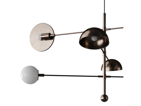 101 哥本哈根萨恩枝形吊灯 3D 模型