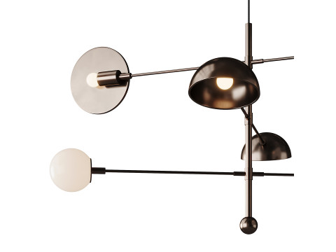 101 哥本哈根萨恩枝形吊灯 3D 模型