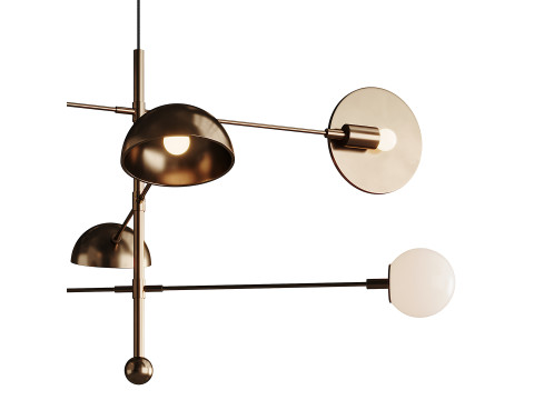 101 哥本哈根萨恩枝形吊灯 3D 模型