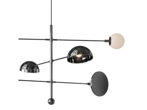 101 Copenhagen Sahn Chandelier 3D Model