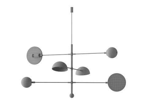 101 哥本哈根萨恩枝形吊灯 3D 模型