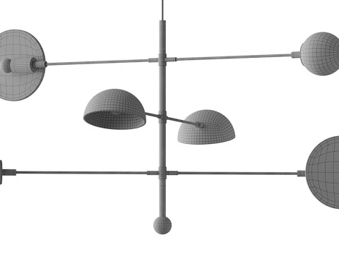 101 Copenhagen Sahn Chandelier 3D Model