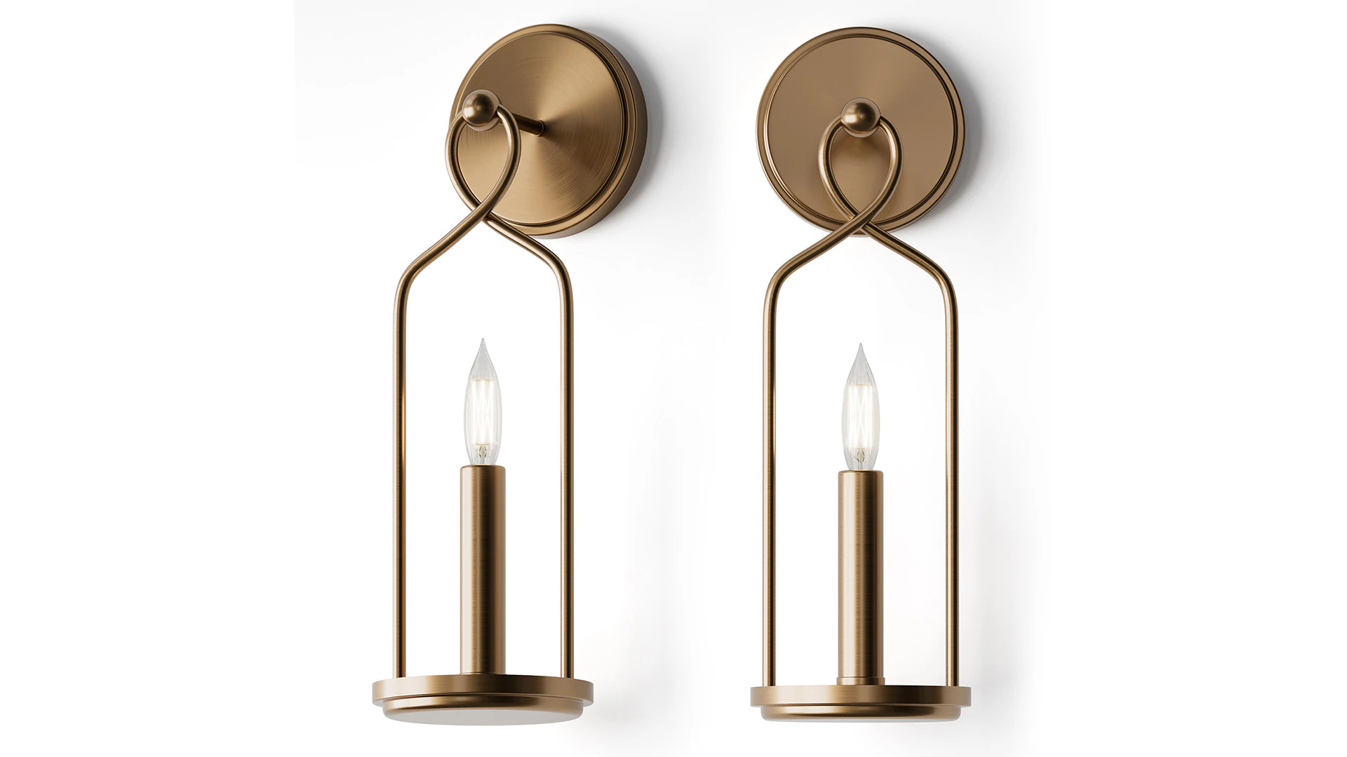 Abelle Sconce 3D Model .c4d .max .obj .3ds .fbx .stl .blend 