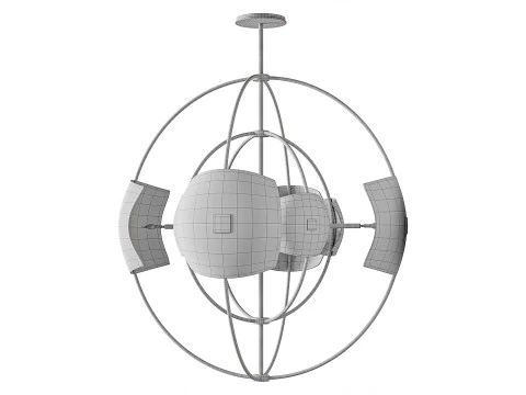 Astra Orb Large Pendant light 3D Model