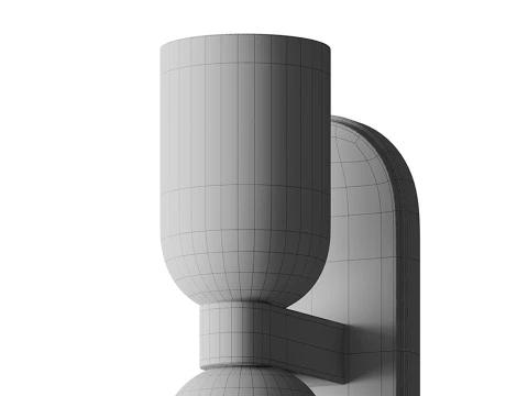 Aurind Double Bath Sconce 3D Model