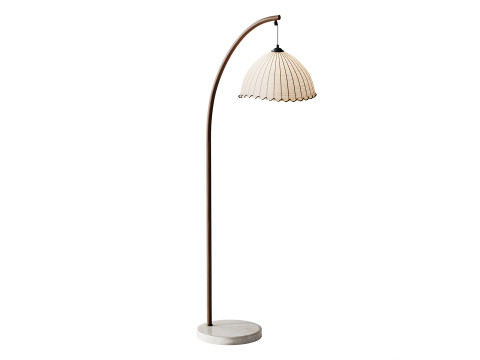 Lampadaire en Bambou Modèle 3D