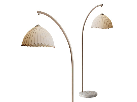 Lampadaire en Bambou Modèle 3D