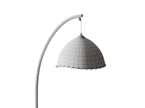 Lampadaire en Bambou Modèle 3D