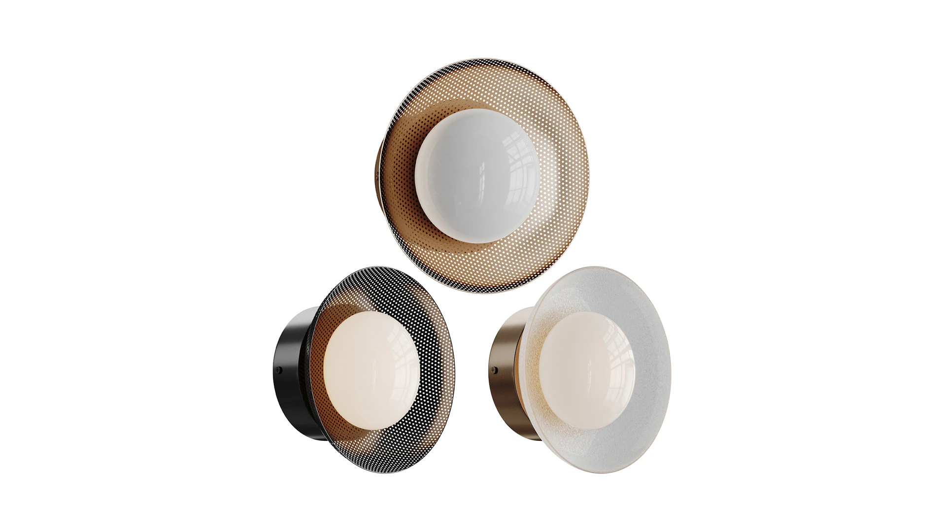 Bezel Sconce Wall lamp 3D Model .c4d .max .obj .3ds .fbx .stl .blend 