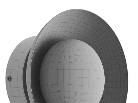 Bezel Sconce Wall lamp 3D Model