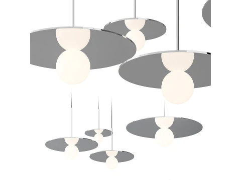 Bola Disc Pendant light 3D Model
