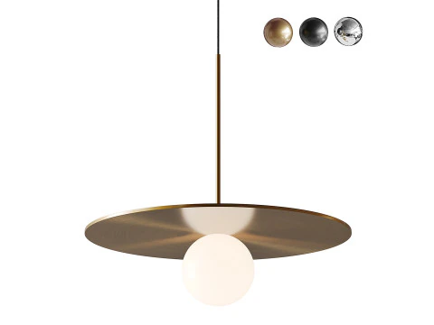 Bola Disc Pendant light 3D Model