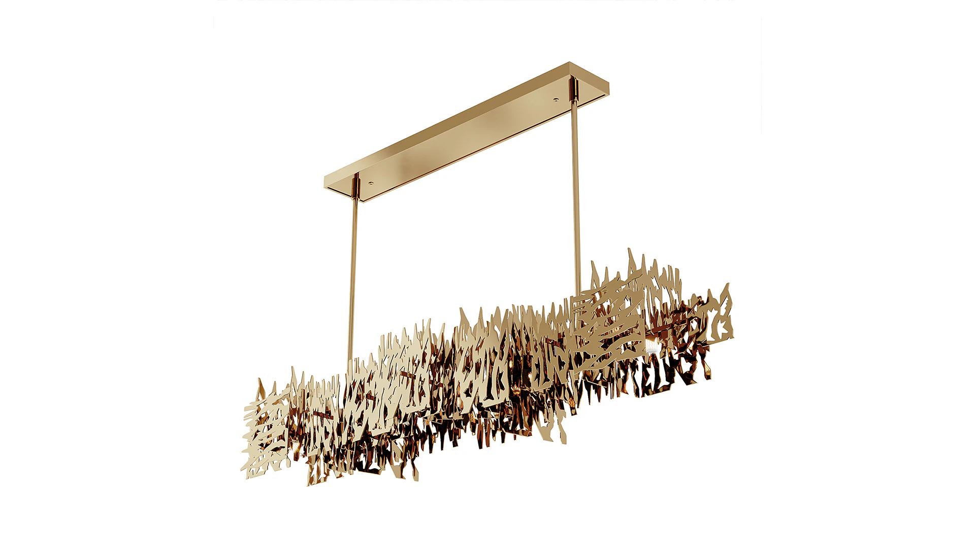 Brutus Linear Pendant Light 3D Model .c4d .max .obj .3ds .fbx .stl .blend 