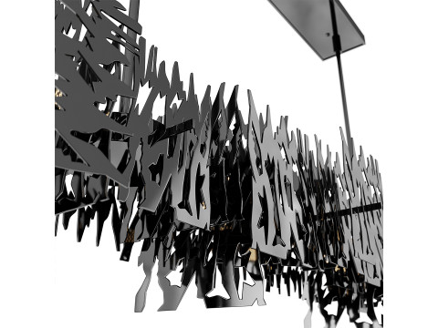 Линейный подвесной светильник Brutus 3D Модель