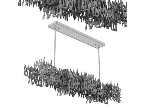 Линейный подвесной светильник Brutus 3D Модель