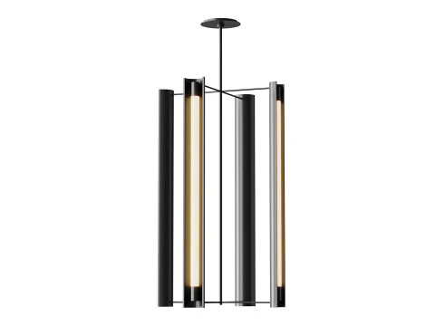 Carson Four Light Tall Pendant 3D Model