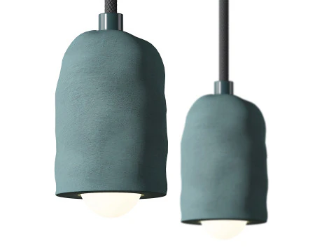 Ceramic Spot Pendant light 3D Model