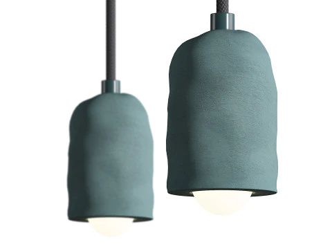 Ceramic Spot Pendant light 3D Model
