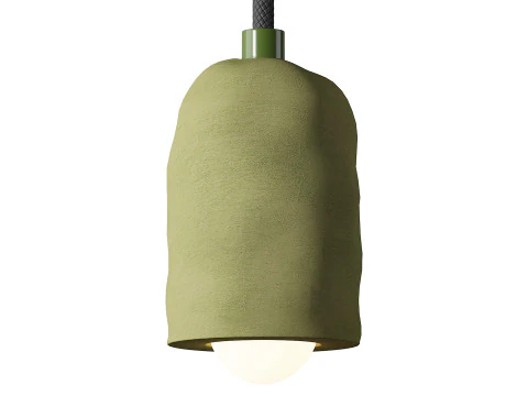 Ceramic Spot Pendant light 3D Model