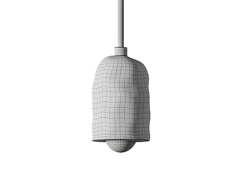 Ceramic Spot Pendant light 3D Model