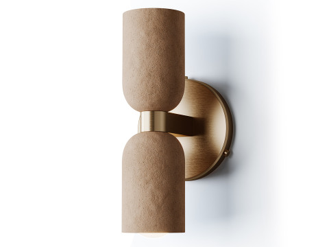 Керамічне настінне бра 3D Модель