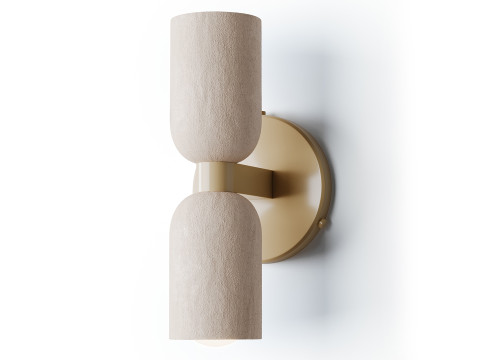 Керамічне настінне бра 3D Модель