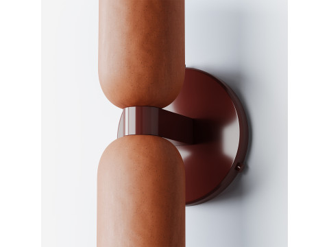 Керамічне настінне бра 3D Модель