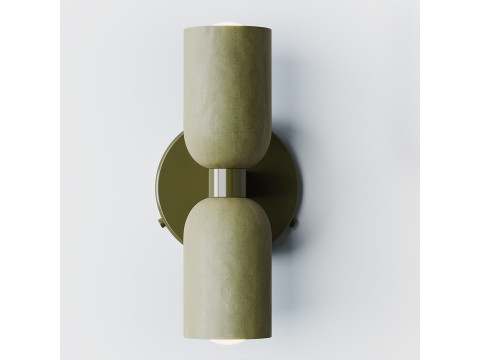 Керамічне настінне бра 3D Модель