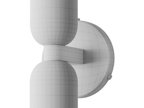 Керамічне настінне бра 3D Модель