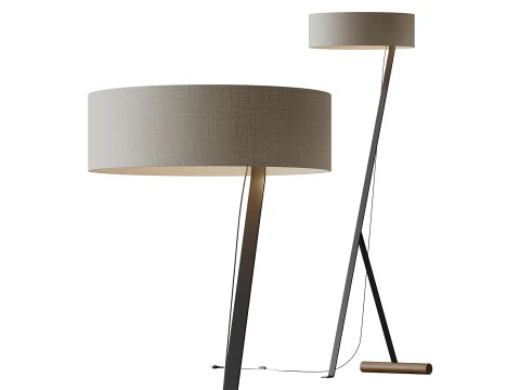 Lampada da terra Chicago Modello 3D