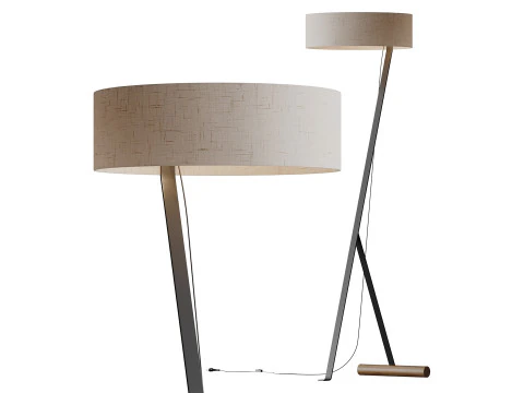 Lampada da terra Chicago Modello 3D