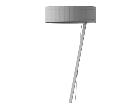 Lampada da terra Chicago Modello 3D