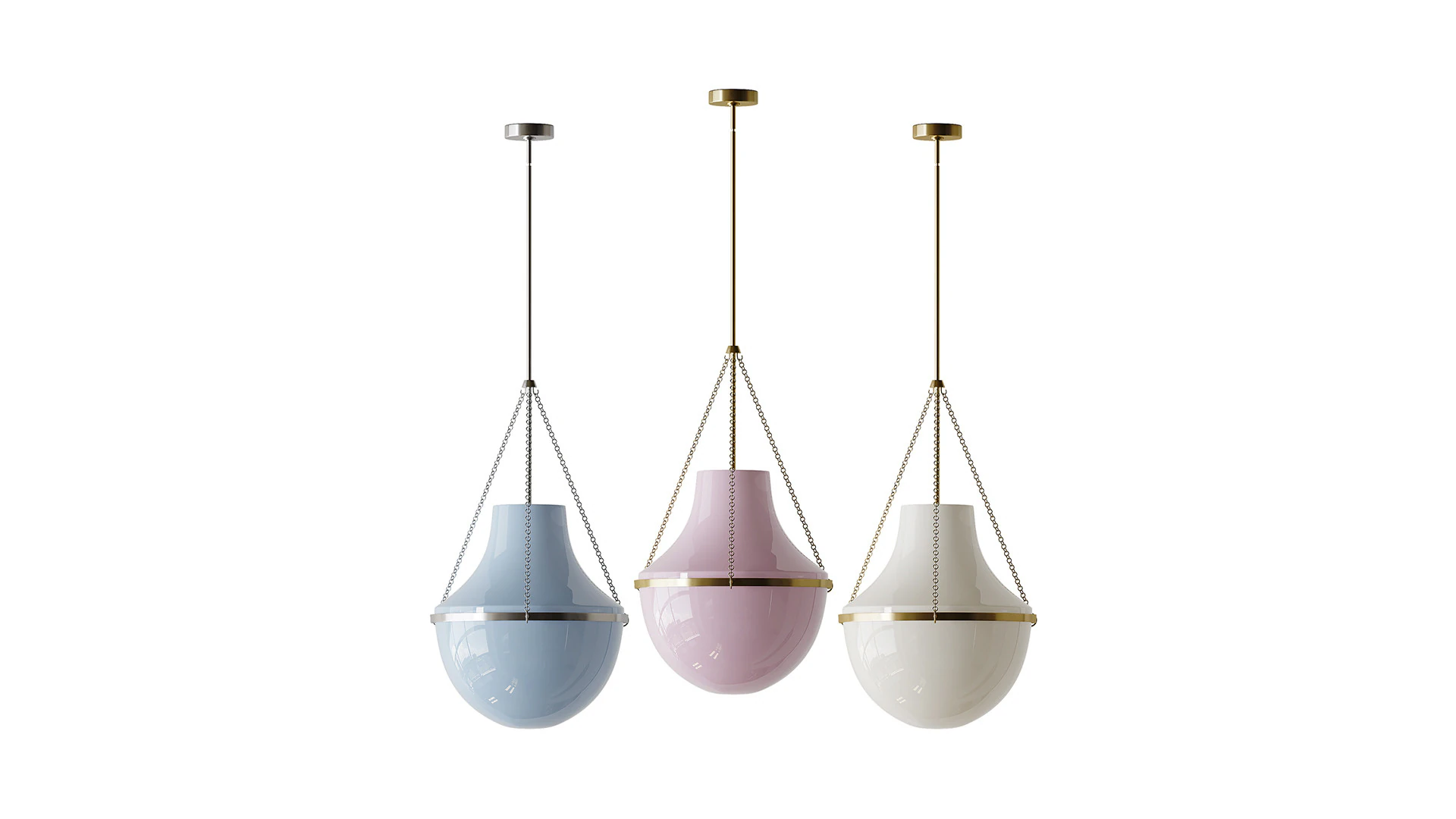 Collins Pendant light 3D Model .c4d .max .obj .3ds .fbx .stl .blend 