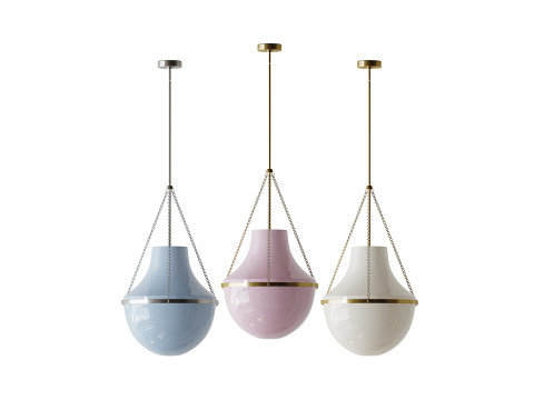 Lampe &agrave; suspension Collins Modèle 3D