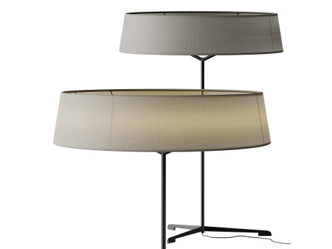 Lampade da terra Dama Modello 3D