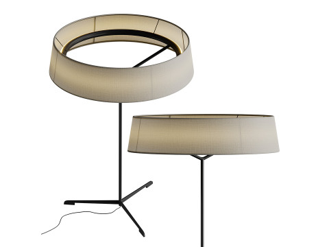 Lampade da terra Dama Modello 3D