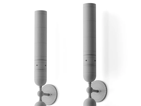 Darby Wandleuchte 3D Modell