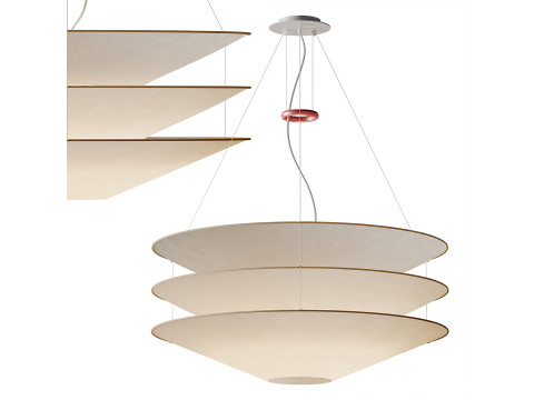 Zwevende hanglamp 3D Model