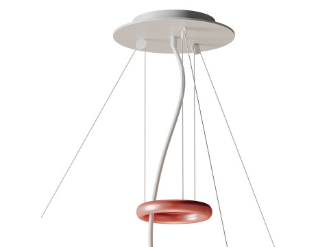Zwevende hanglamp 3D Model