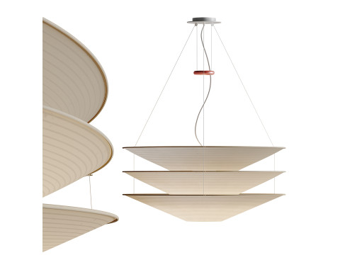 Zwevende hanglamp 3D Model