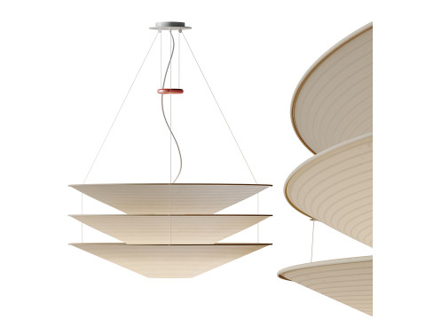 Zwevende hanglamp 3D Model