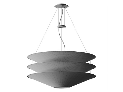 Zwevende hanglamp 3D Model