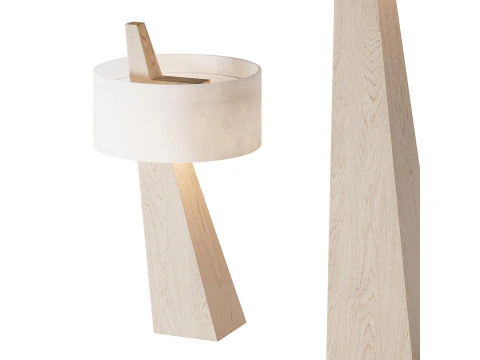 Candeeiro de p&eacute; e de mesa Modelo 3D