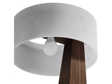 Lampu Lantai dan Meja Model 3D