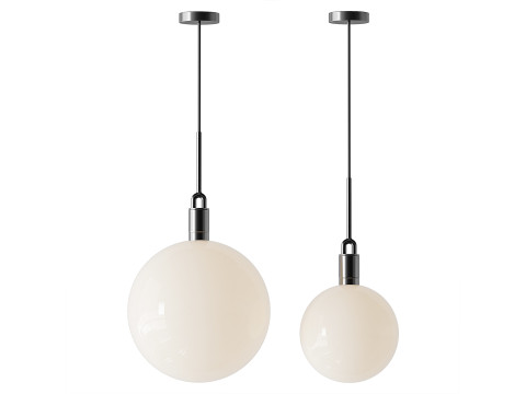 Forked Globe Pendant light 3D Model