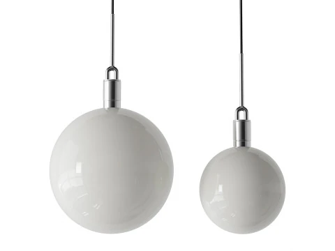Forked Globe Pendant light 3D Model