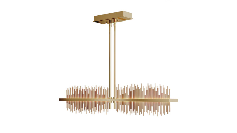 Gossamer Large LED Pendant light 3D Model .c4d .max .obj .3ds .fbx .stl .blend 