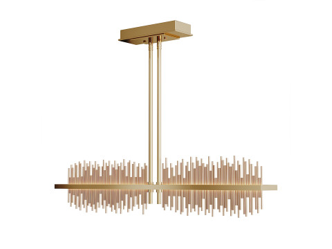 游丝大型 LED 吊灯 3D 模型