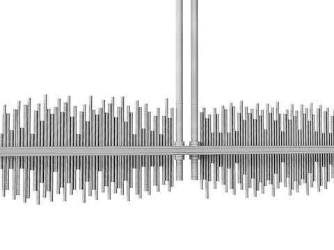 Gossamer Large LED Pendant light 3D Model